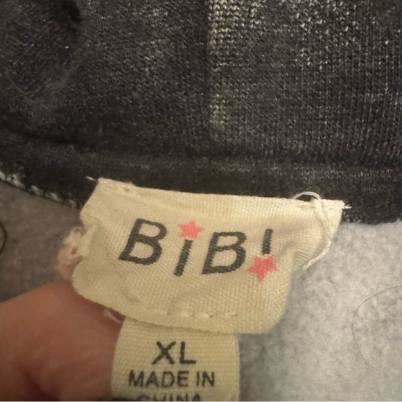 BiBi Charcoal Gray Hoodie - Picture 4 of 4